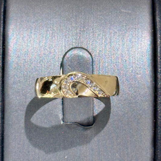 Heart Wedding Band